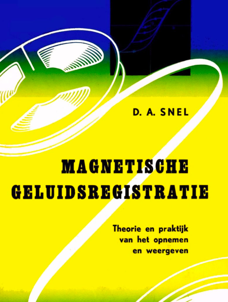 Cover book Magnetische geluidsregistratie.